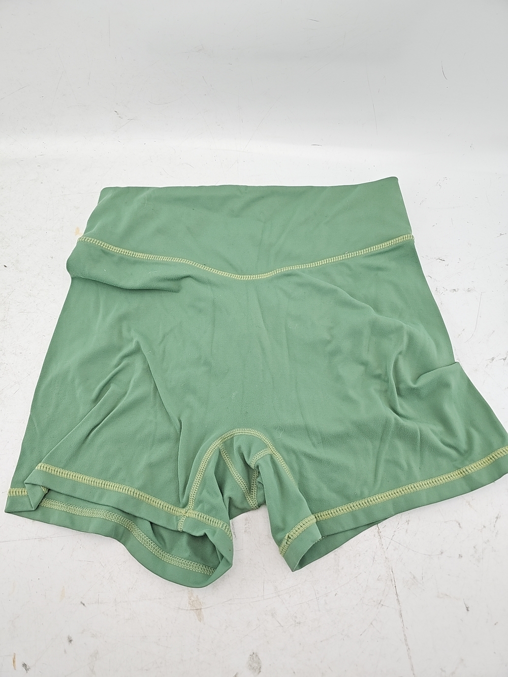 Alphalete Sage Green High Waist Athletic Shorts